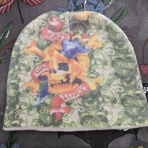 Colorful Skull Print Beanie